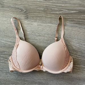 VICTORIA SECRETS Bra Dream angels Push-Up 32C PINK LACE